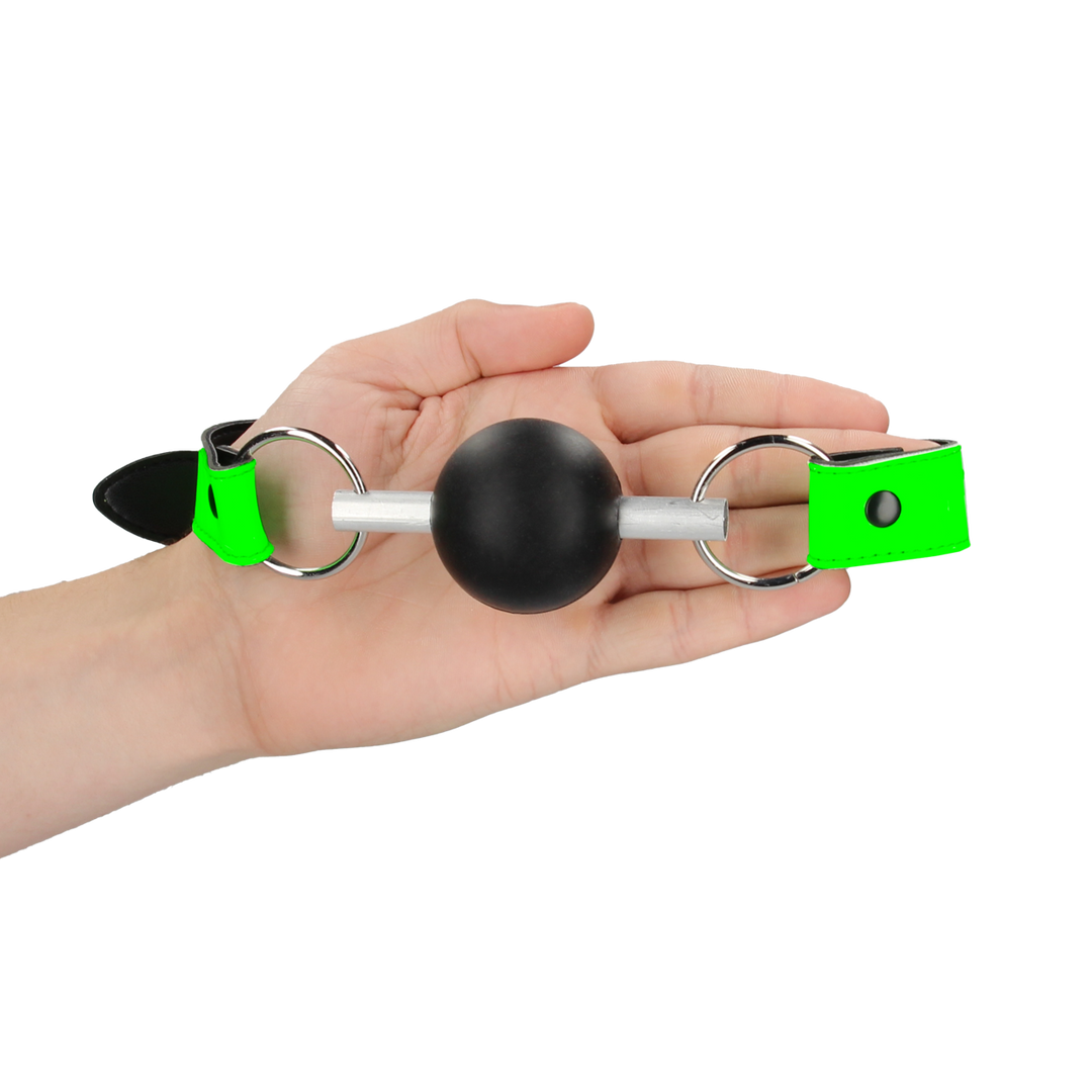 Solid Ball Gag - Glow in the Dark 6