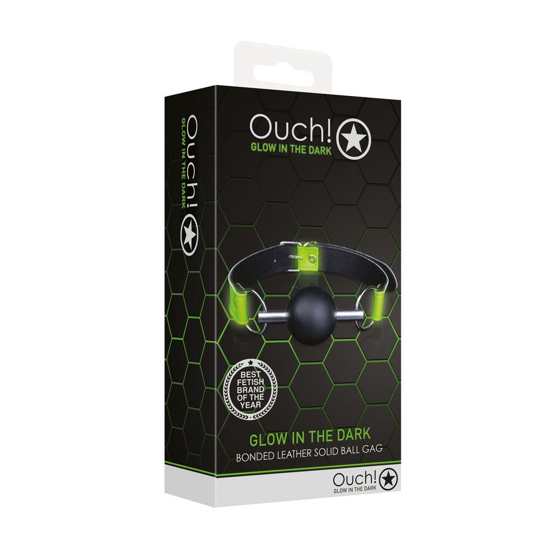 Solid Ball Gag - Glow in the Dark 2