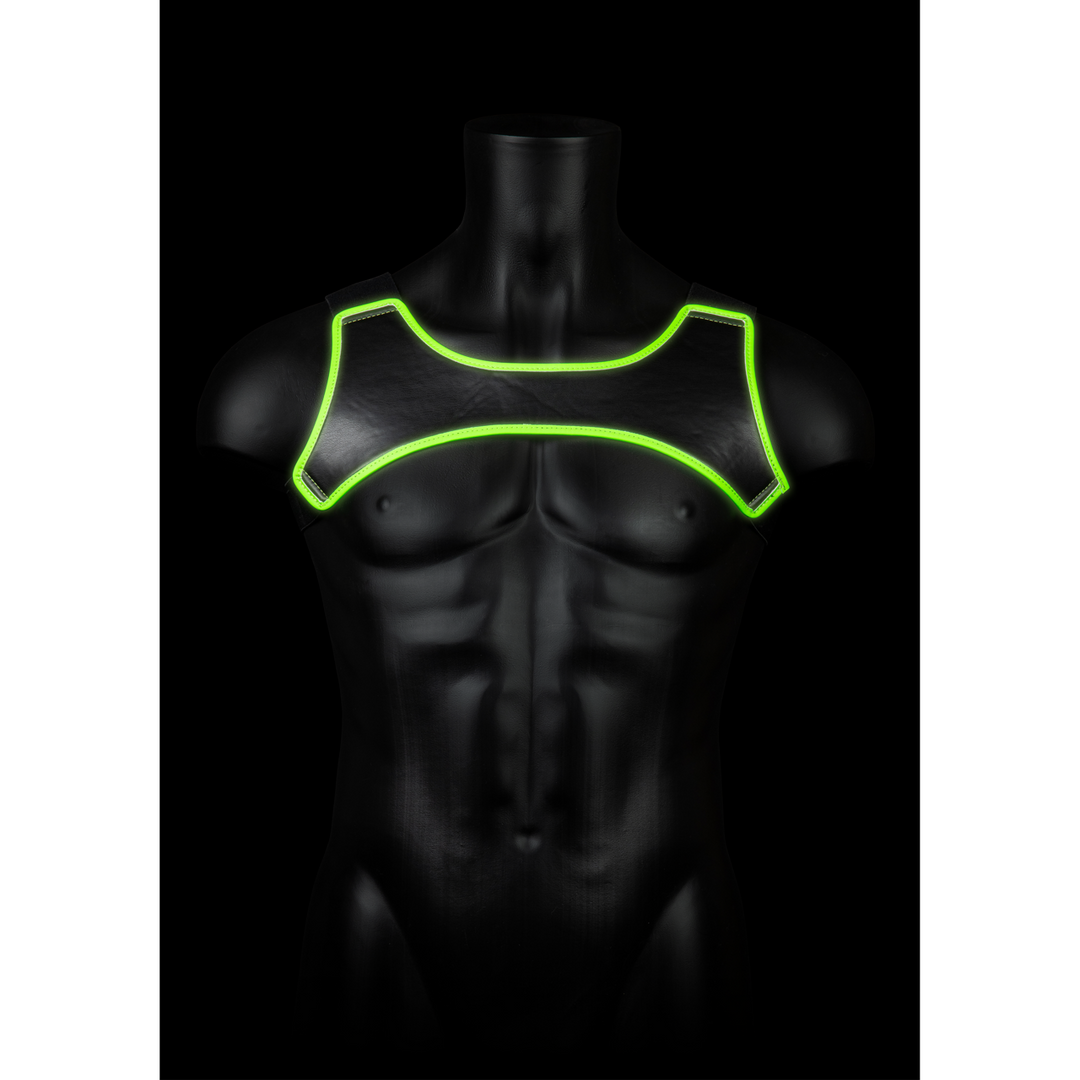 Neoprene Harness - Glow in the Dark - S/M