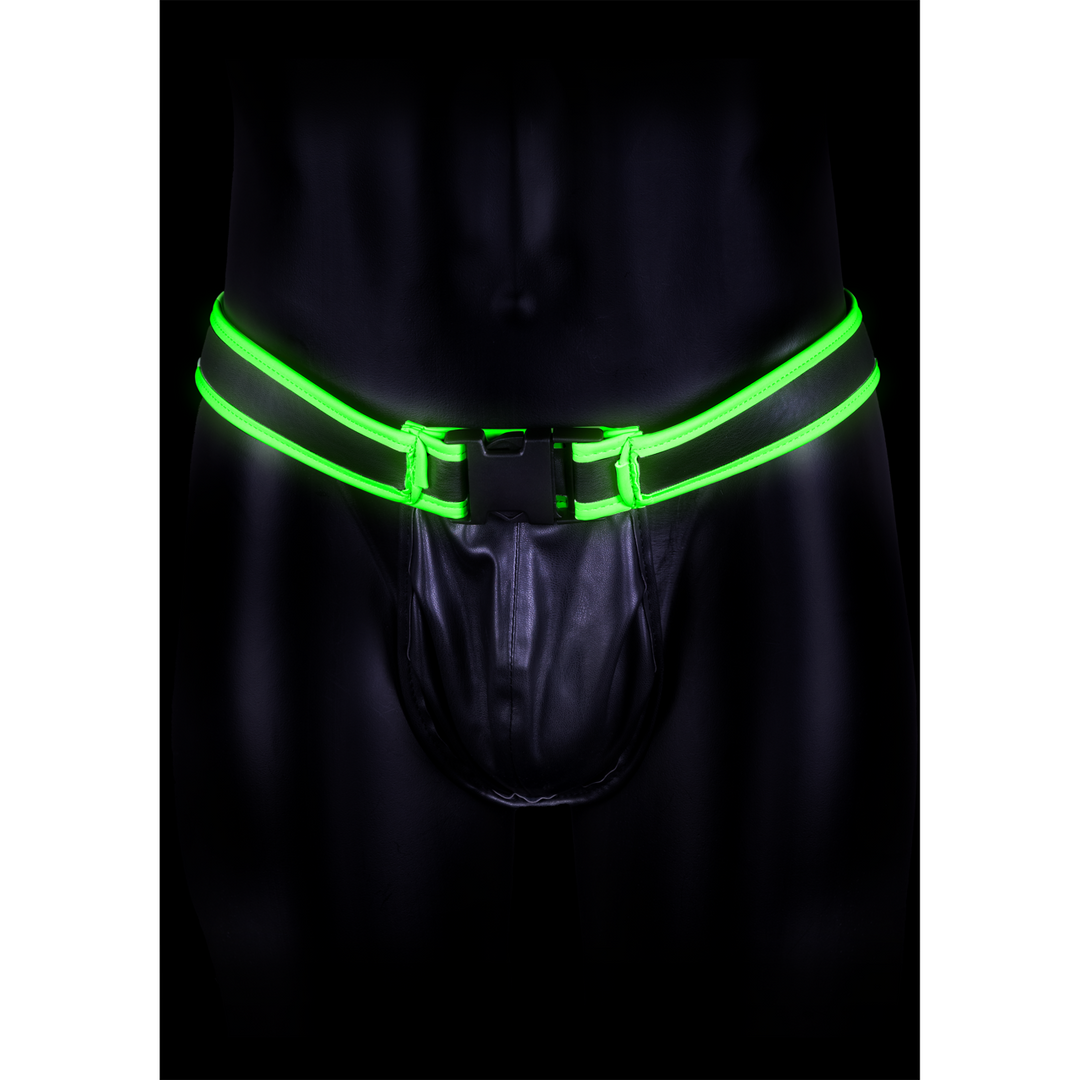 Jockstrap with Buckle - Glow in the Dark - S/M