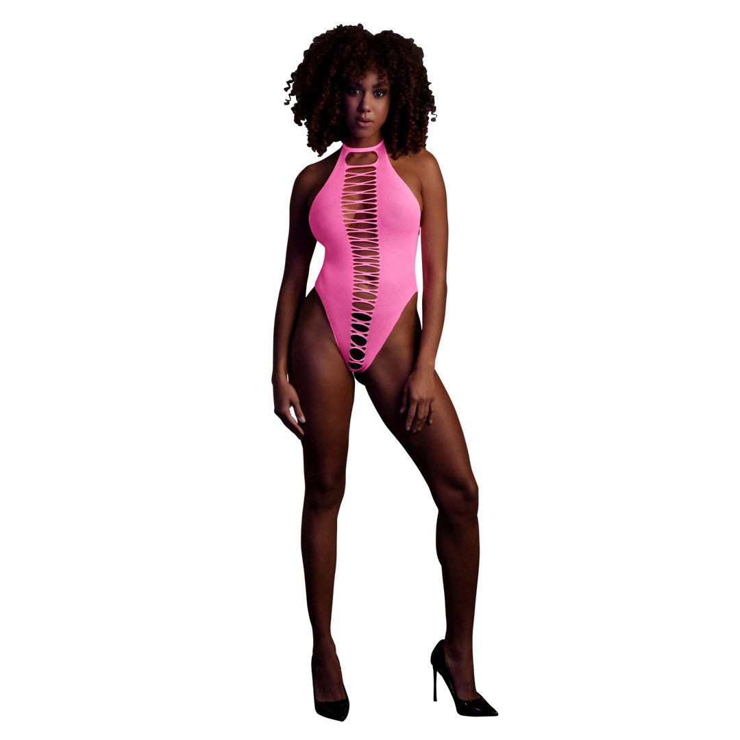 High-Cut Body - One Size - Neon Pink