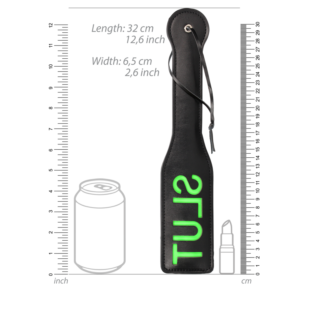Slut Paddle - Glow in the Dark - Neon Green 5