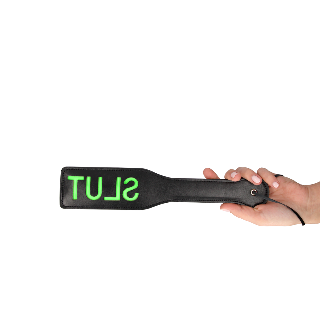 Slut Paddle - Glow in the Dark - Neon Green 6