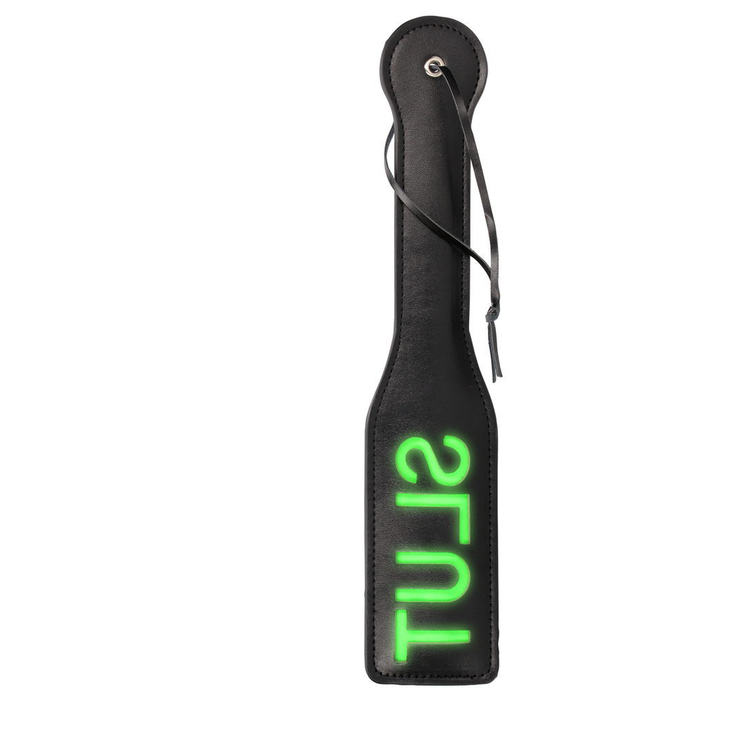 Slut Paddle - Glow in the Dark - Neon Green 2