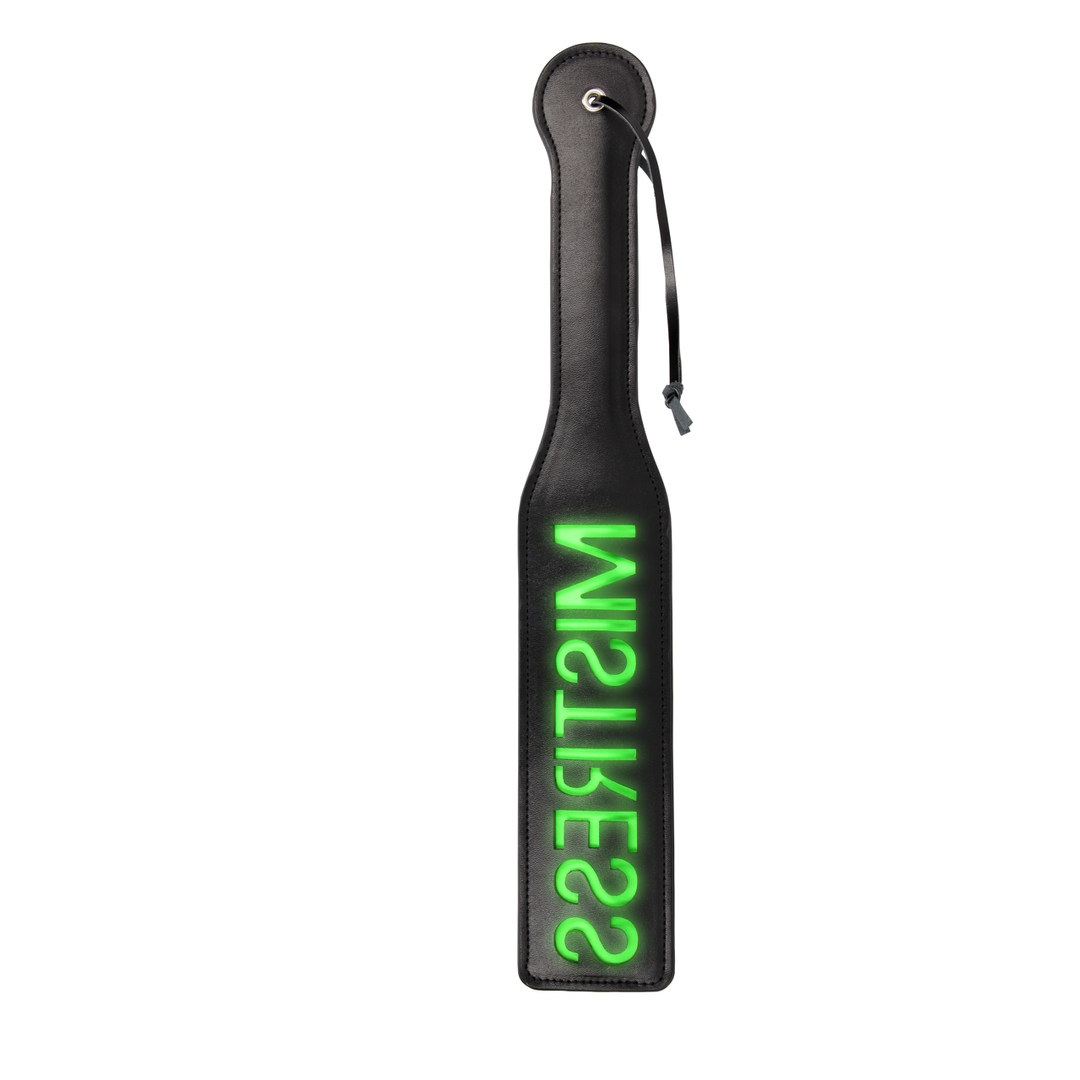Mistress Paddle - Glow in the Dark - Neon Green 2