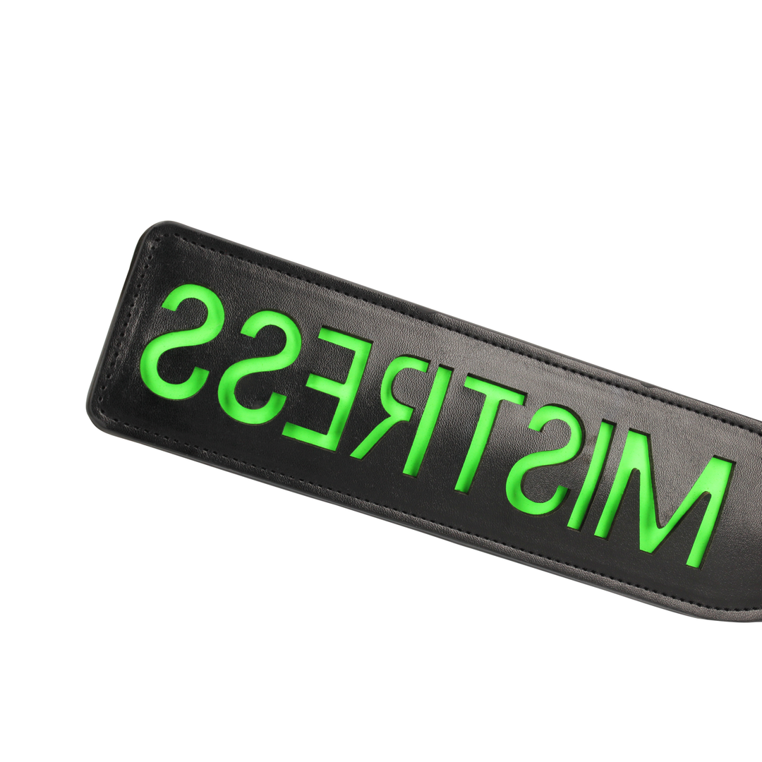 Mistress Paddle - Glow in the Dark - Neon Green 5
