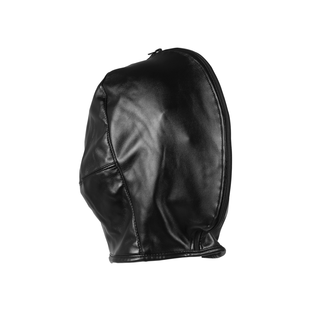 Zip-up Bondage Mask - Black 4