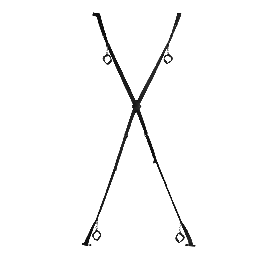 Over the Door Bondage Cross - Black 4
