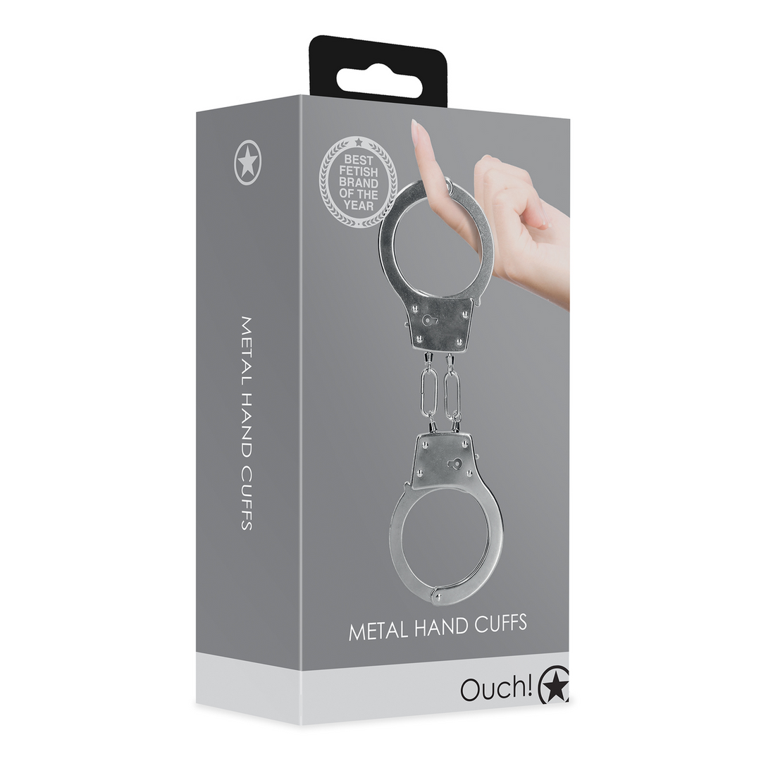Metal Hand Cuffs - Silver 2
