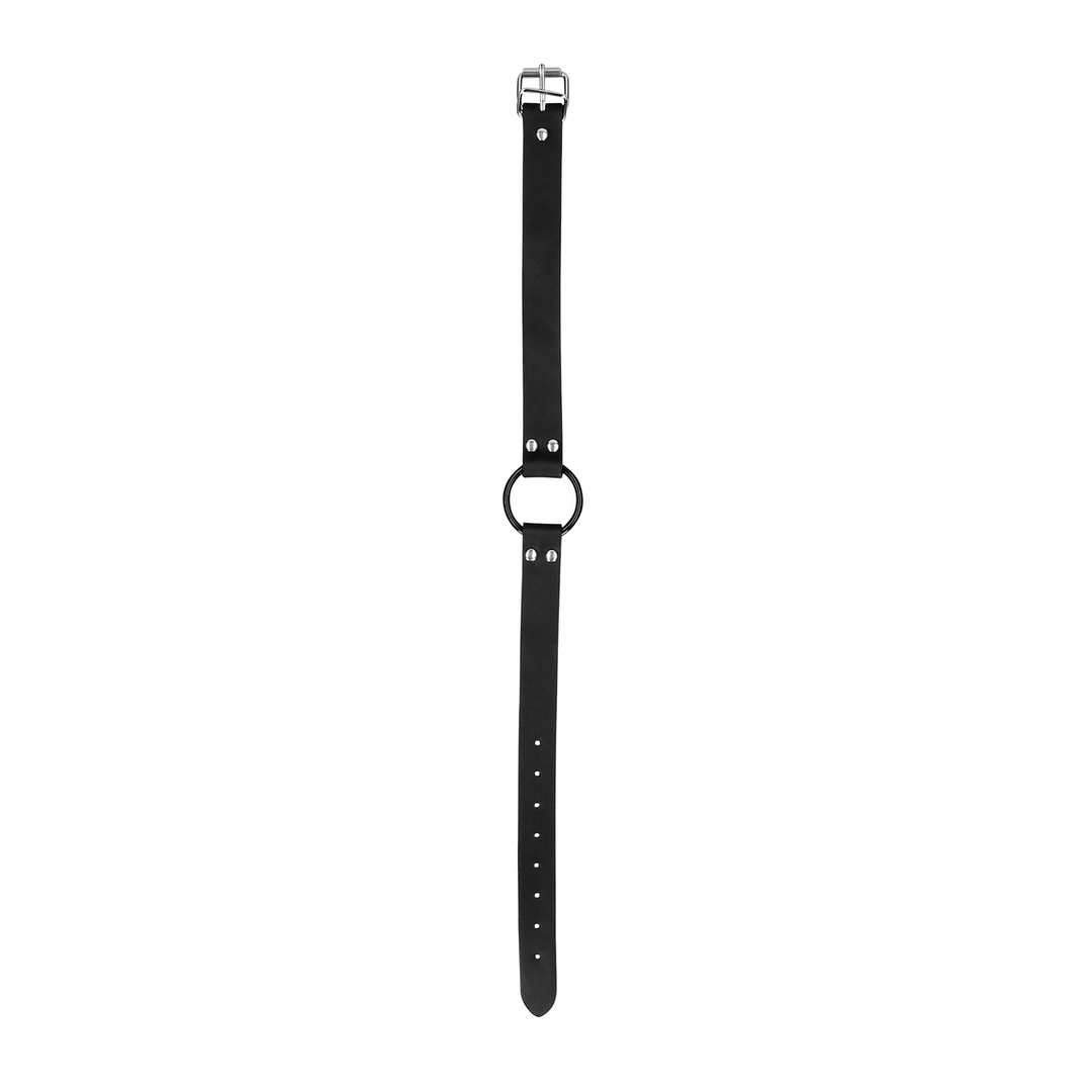 O-Ring Gag with Nipple Clamps - Black 5