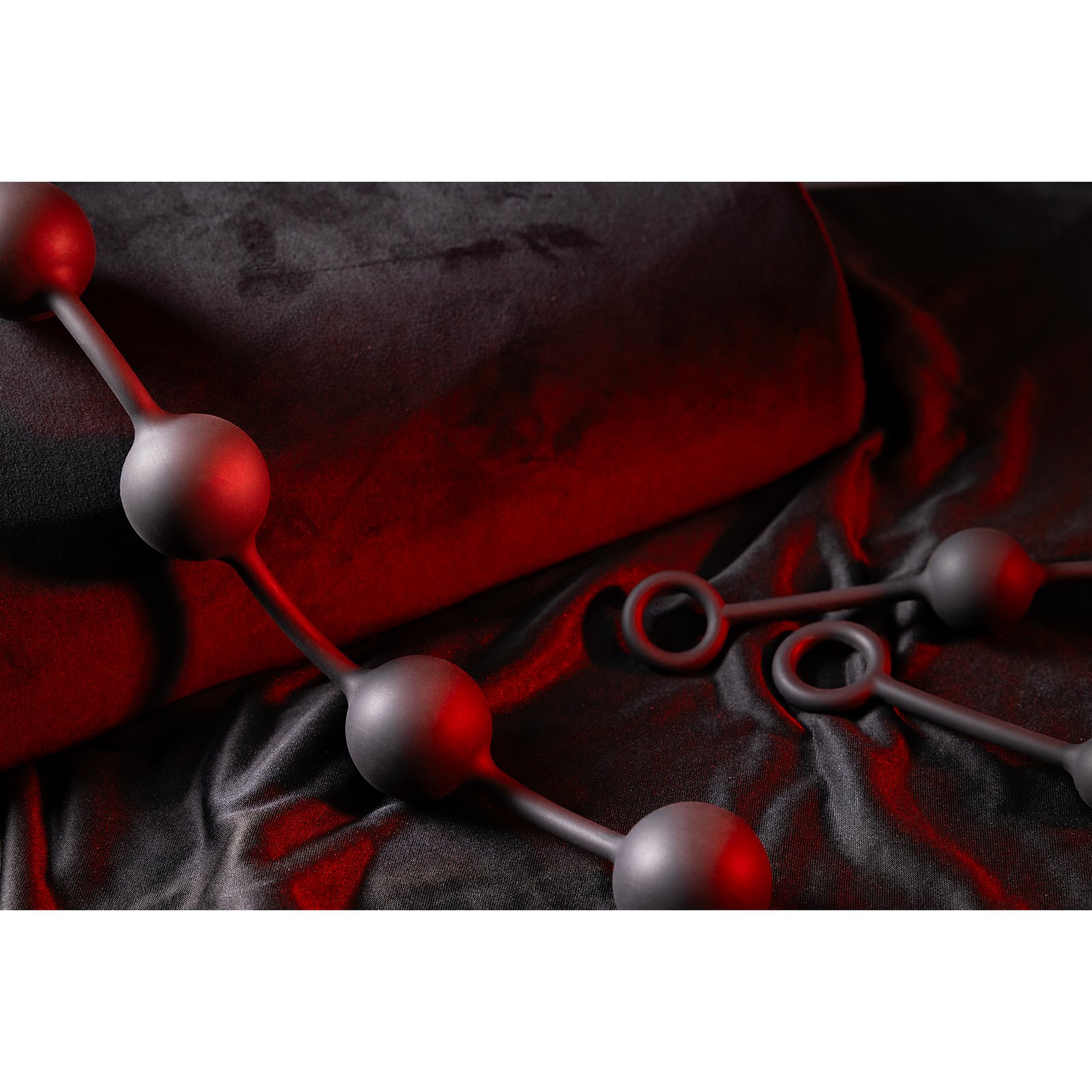 Silicone Anal Balls - Large - Black 5