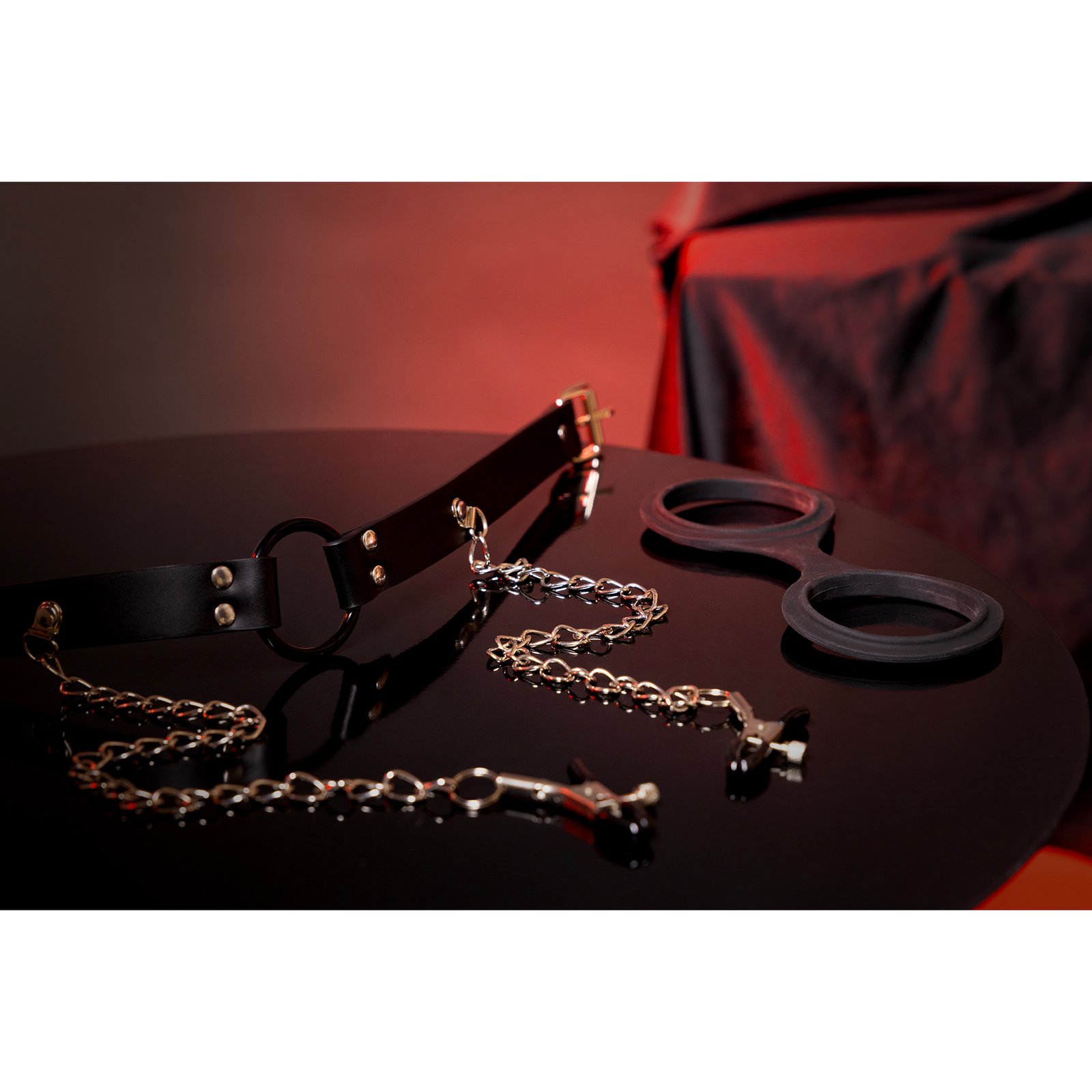 Silicone Hand Cuffs - Black 5