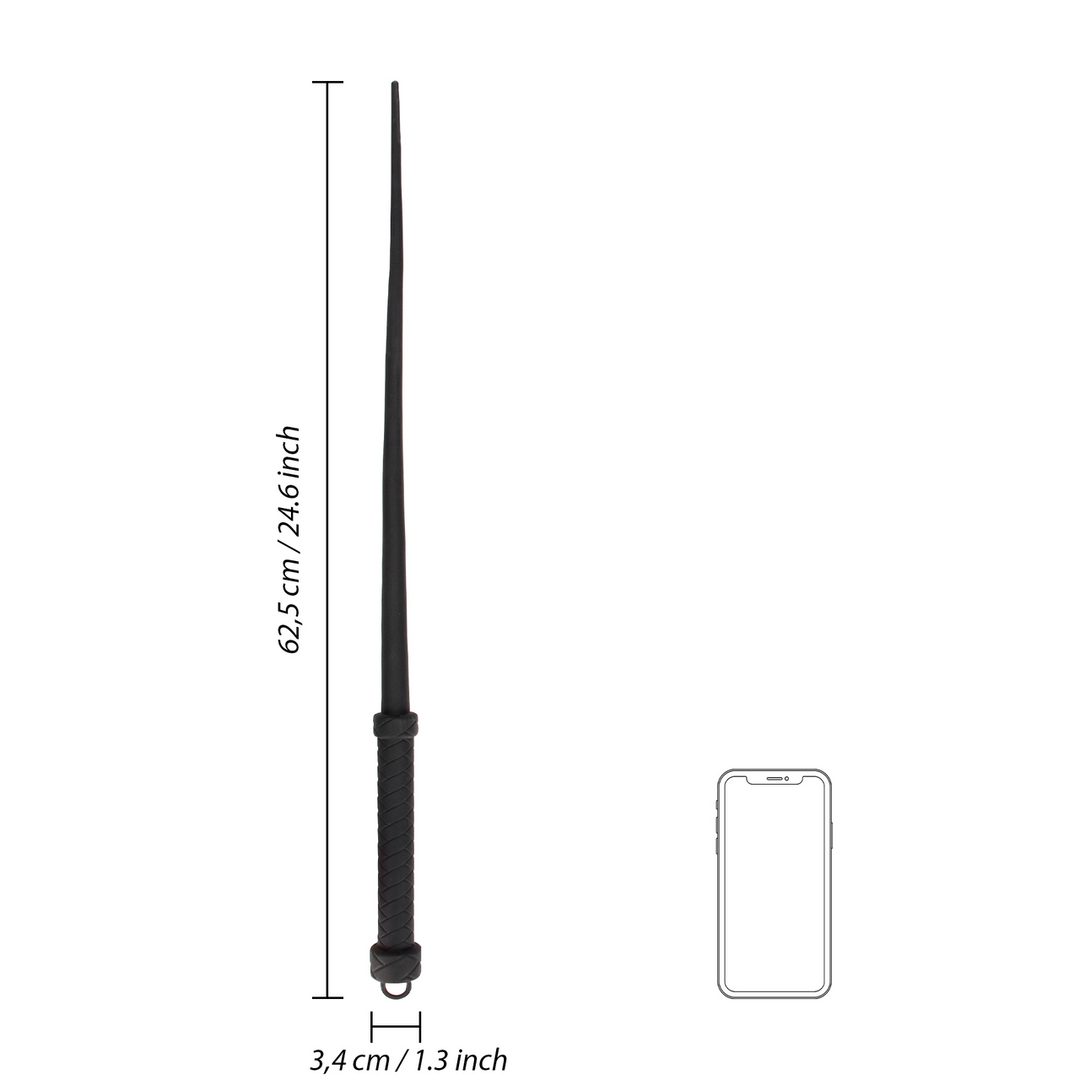 Silicone Tail Whip - Black 6