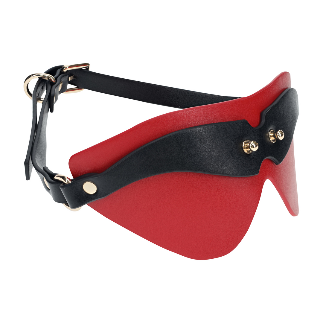 Milan Collection - Blindfold - Black/Red 6