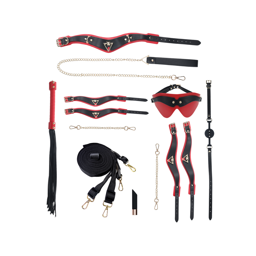 Milan Collection - Kit with Bag - Black/Red 4