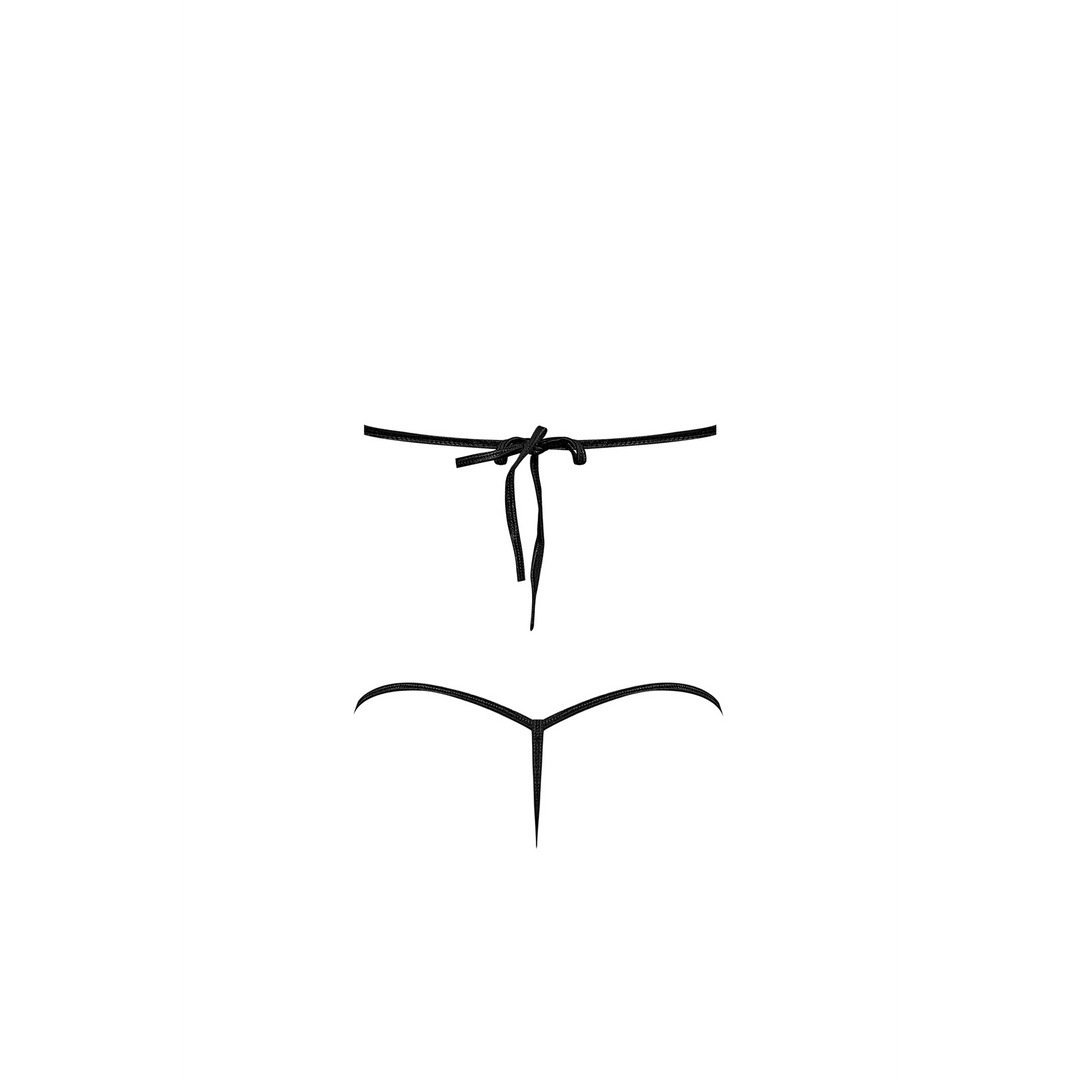 Orthia - Sexy Imitation Net Set with Bra and G-String - 2X 5
