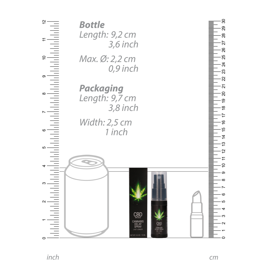 CBD Cannabis Delay Spray - 0.5 fl oz / 15 ml 5