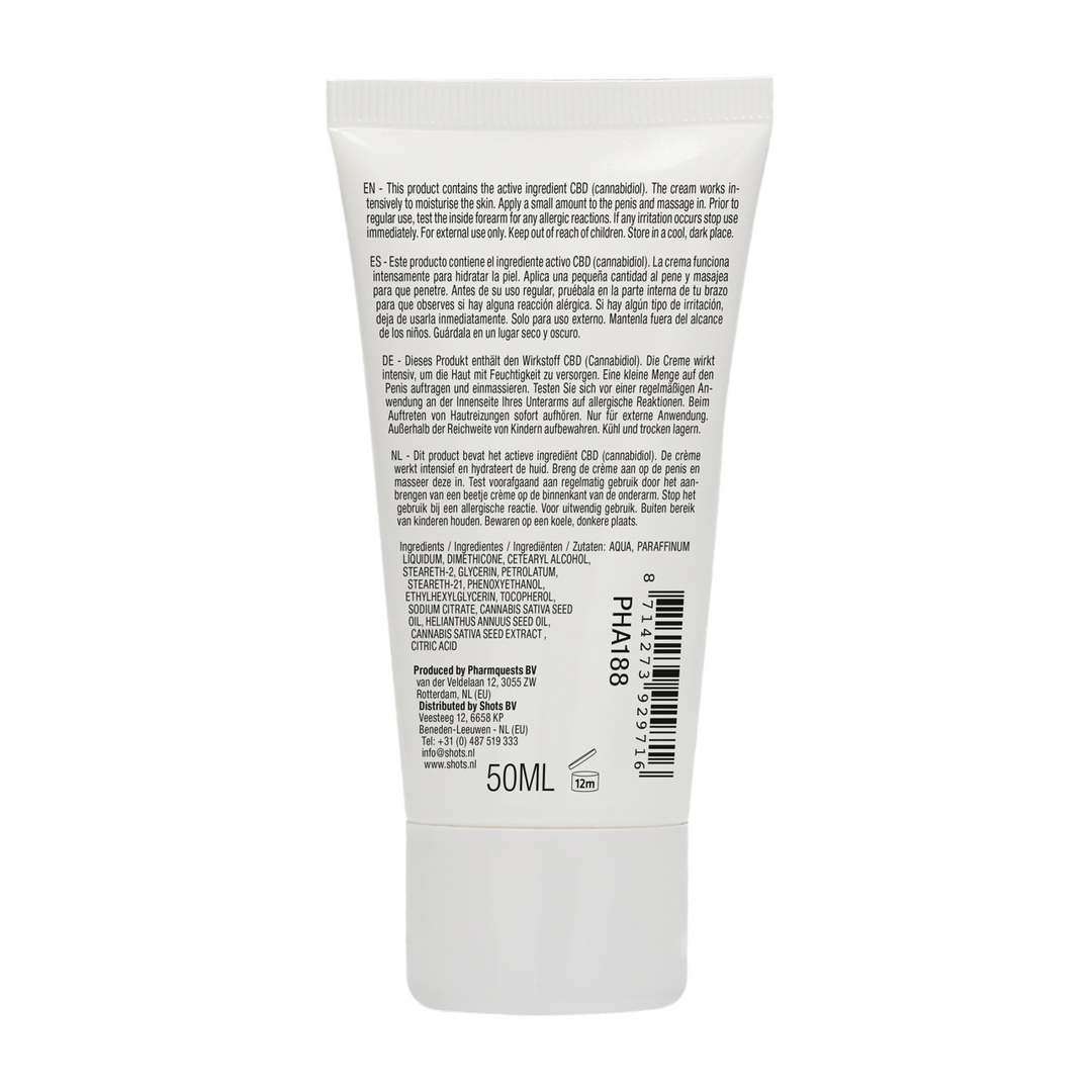 Natural CBD - Masturbation Cream for Him - 2 fl oz / 50 ml 3