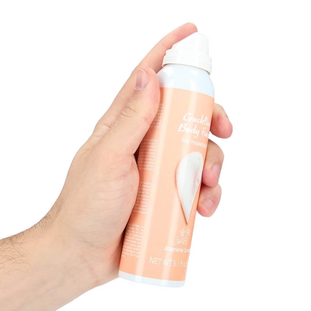 Crackling Body Foam for Massages - Jasmine - 5.1 fl oz / 150 ml 3