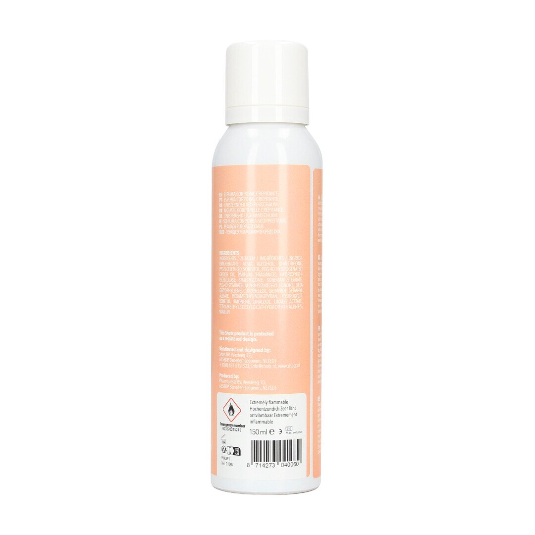Crackling Body Foam for Massages - Jasmine - 5.1 fl oz / 150 ml 2