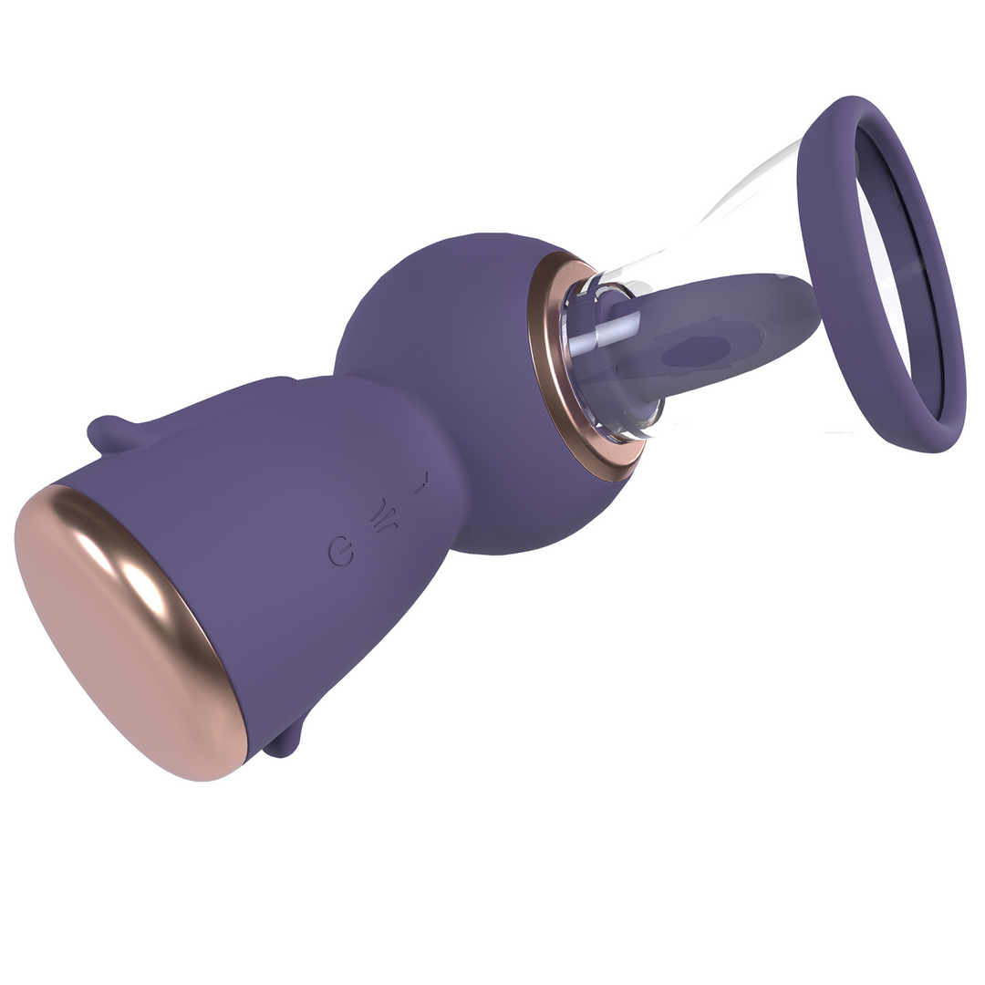 Exquisite - Rechargeable Vulva and Breast Pump - Purple 3