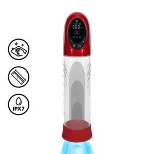 CyberPulse - Automatic Waterproof Penis Pump - Metallic Red