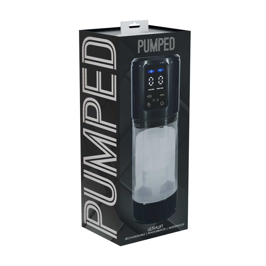 UltraLift - Automatic Waterproof Masturbator Pump - Gun Metal 2