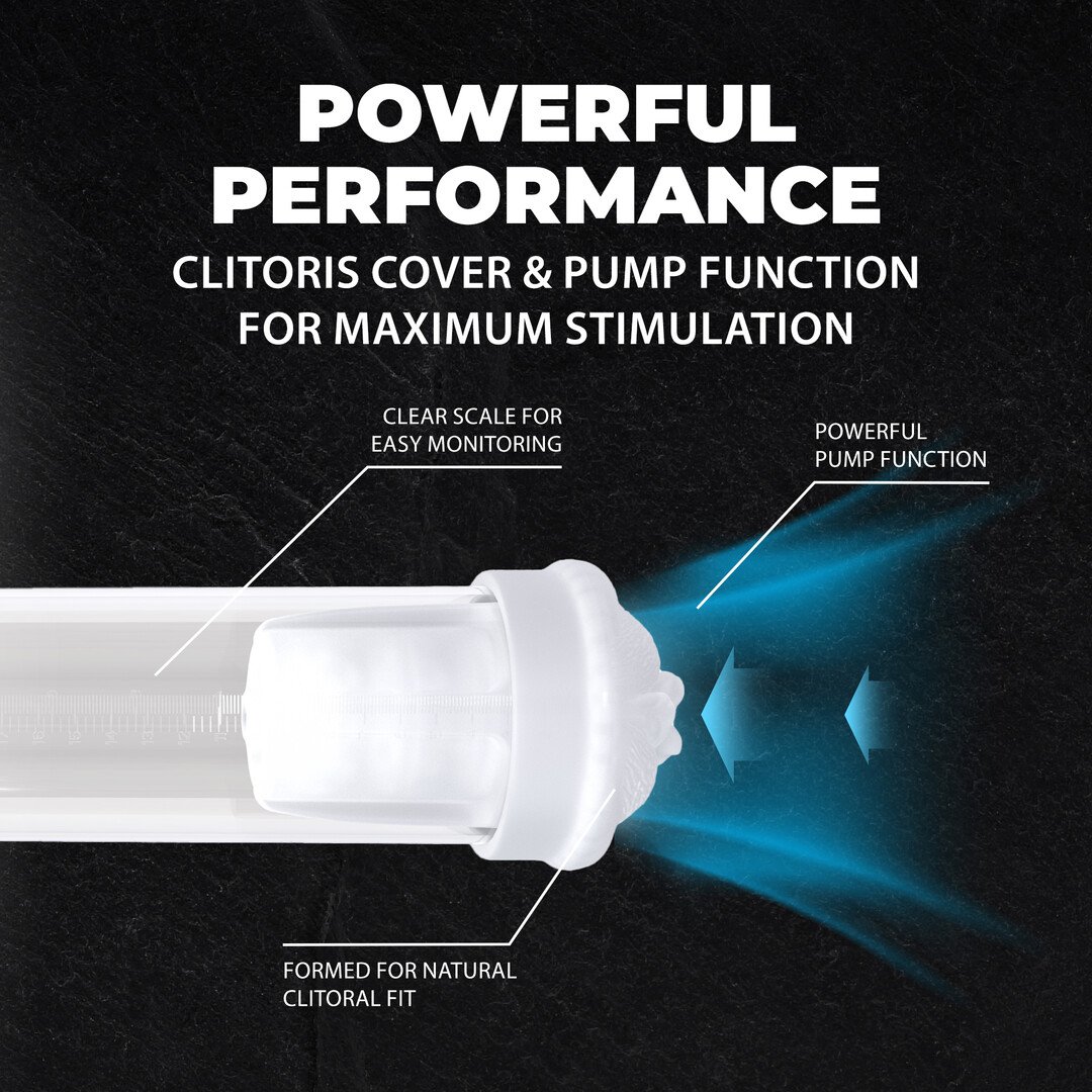 MaxLift - 6 Function Suction Masturbator Pump - Metallic Blue 6
