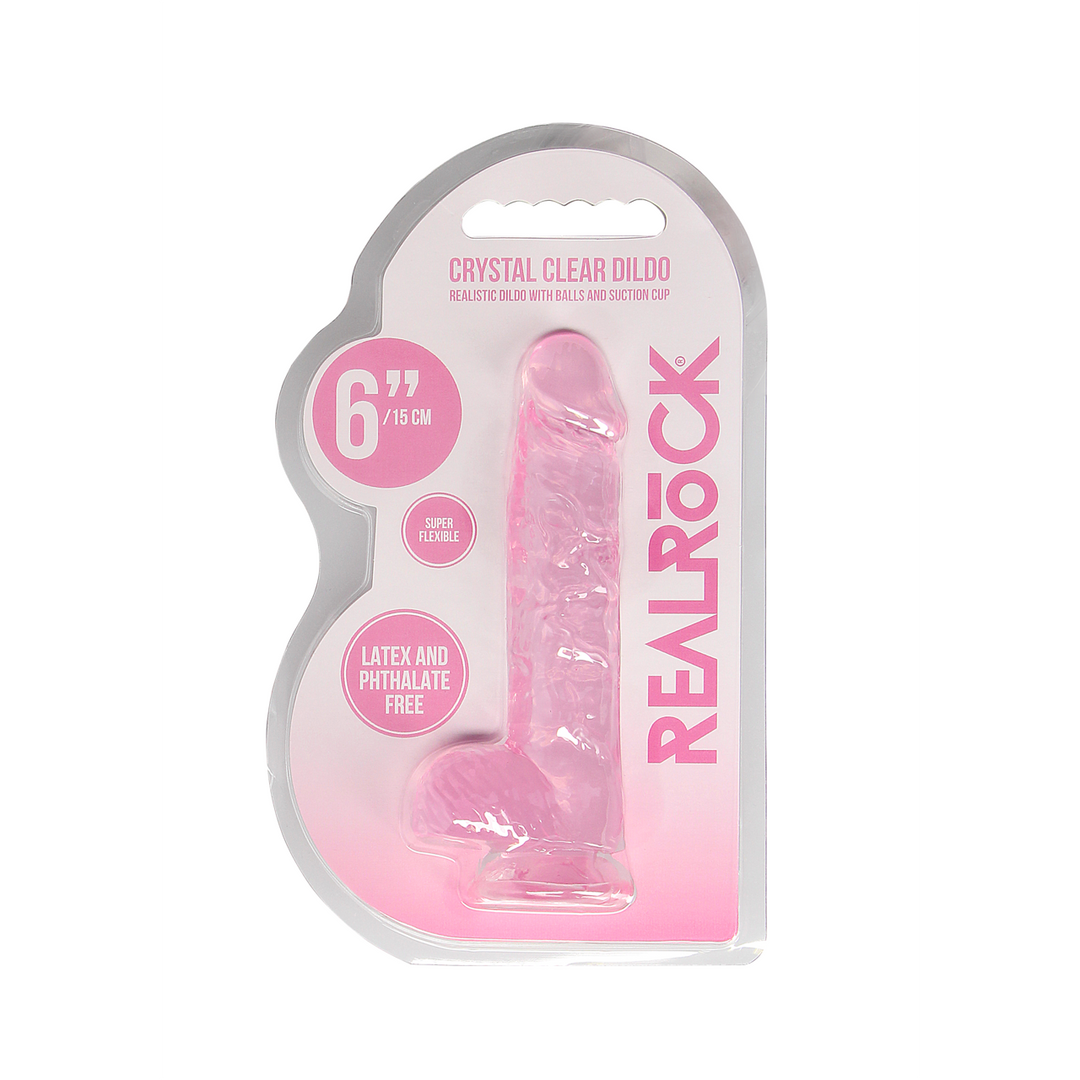 Realistic Dildo with Balls - 6 / 15 cm 2