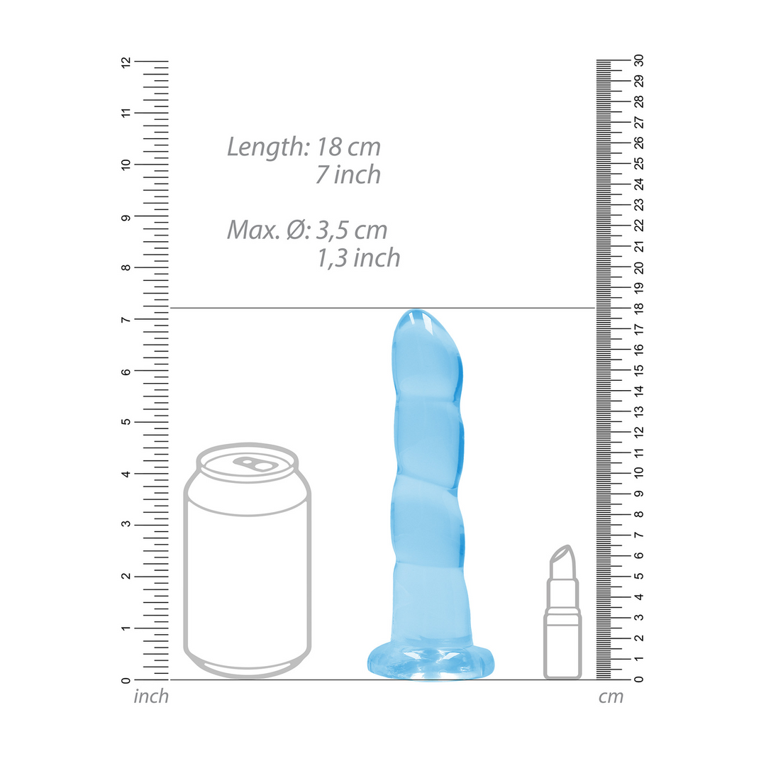 Non-Realistic Dildo with Suction Cup - 7 / 17 cm 4