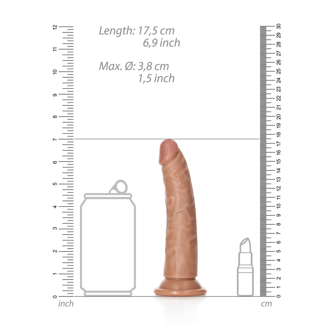 Slim Realistic Dildo with Suction Cup - 6 / 15,5 cm 6