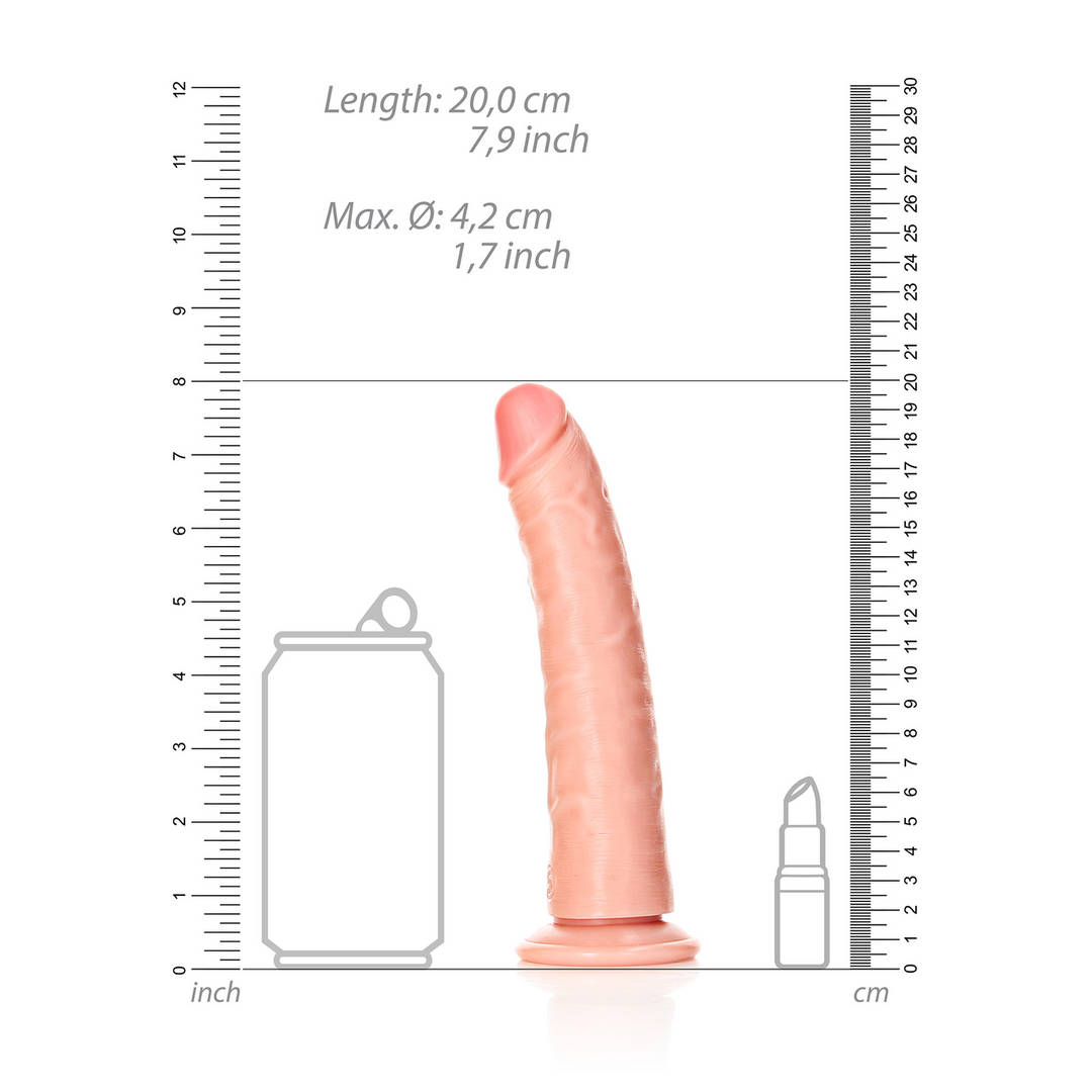 Slim Realistic Dildo with Suction Cup - 7 / 18 cm 6
