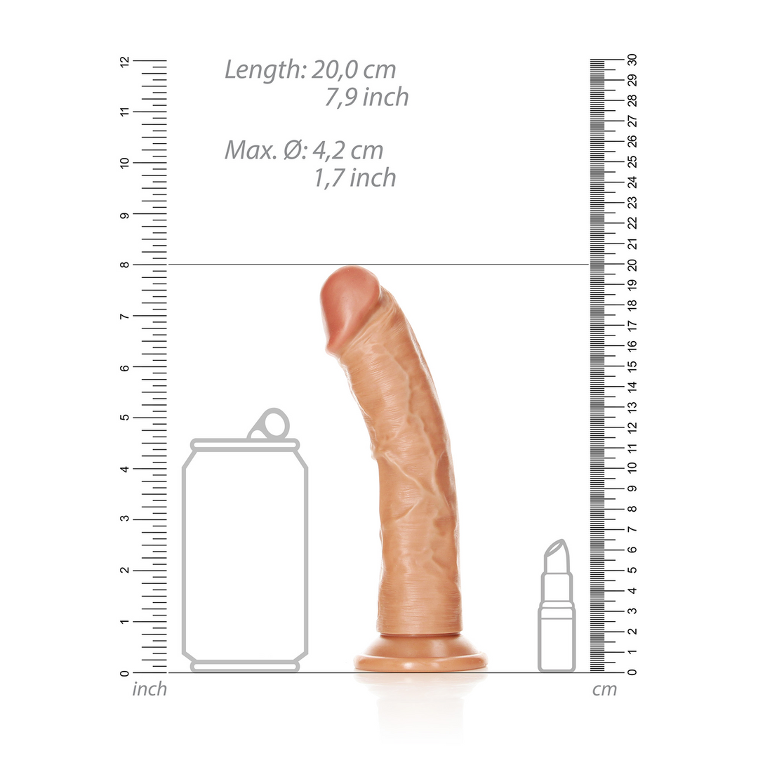 Curved Realistic Dildo with Suction Cup - 7 / 18 cm 6