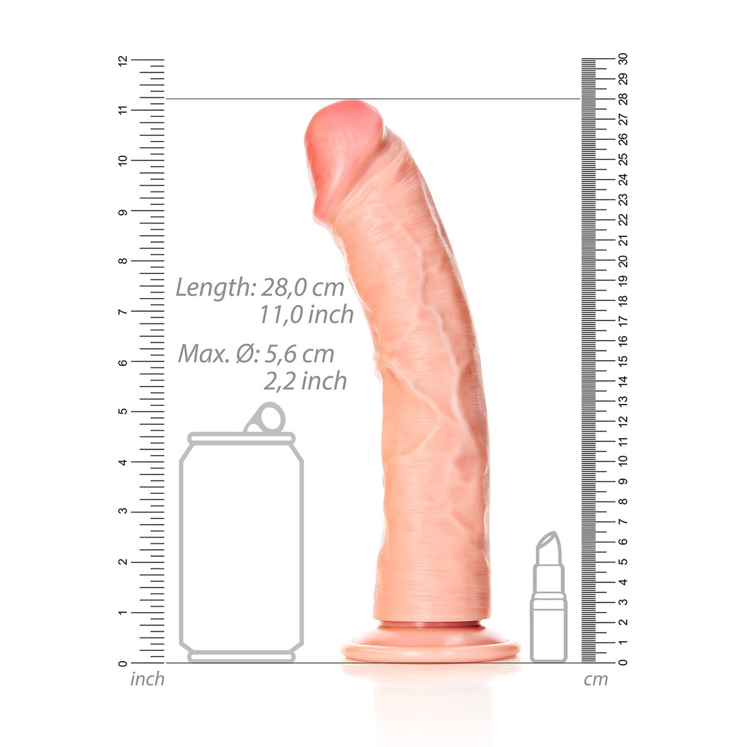 Curved Realistic Dildo with Suction Cup - 10 / 25,5 cm 6