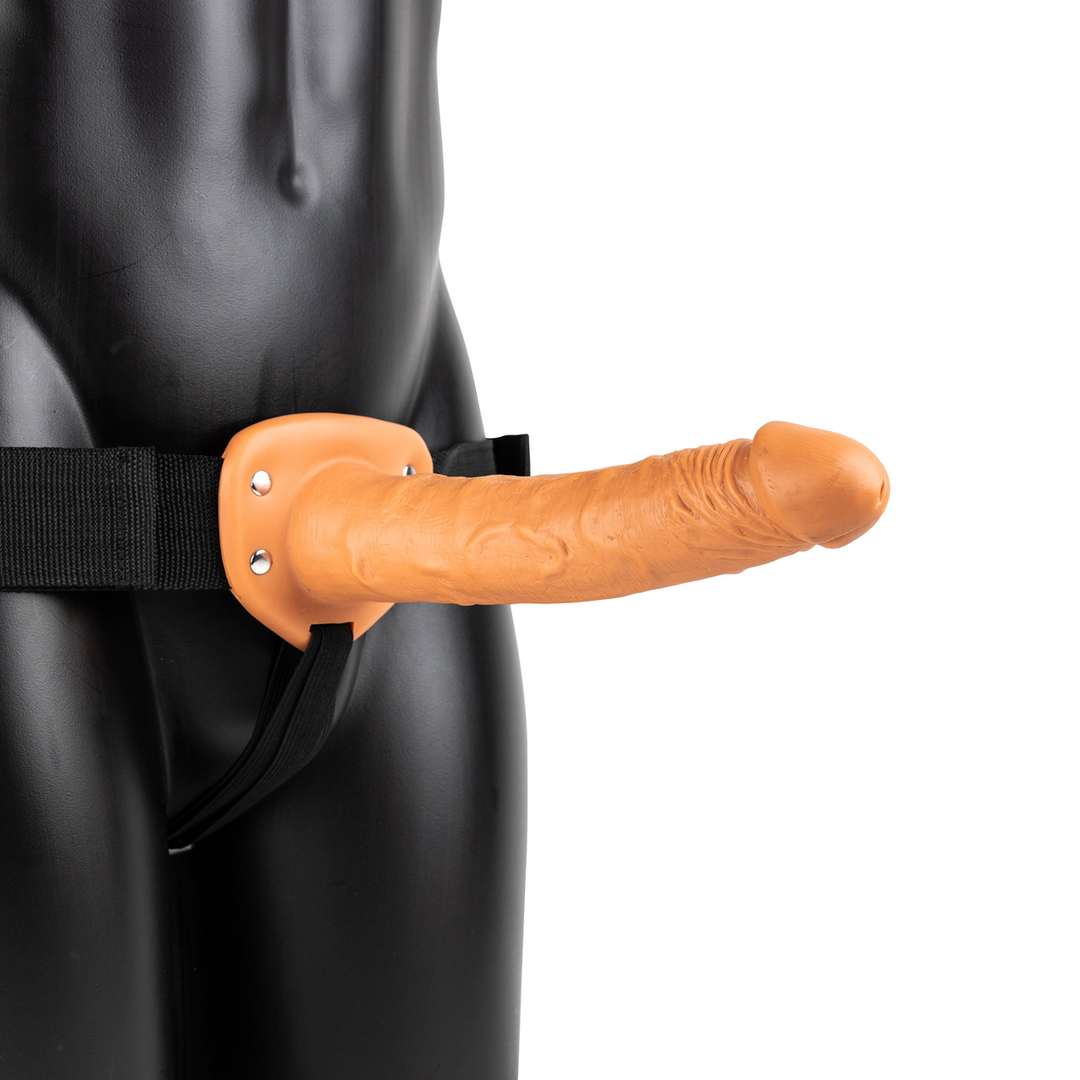 Vibrating Hollow Strap-On without Balls - 10 / 24,5 cm 3