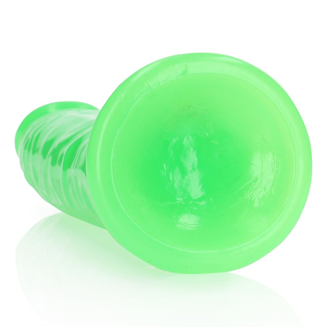 Slim Realistic Dildo with Suction Cup - Glow in the Dark - 9'' / 22,5 cm 5