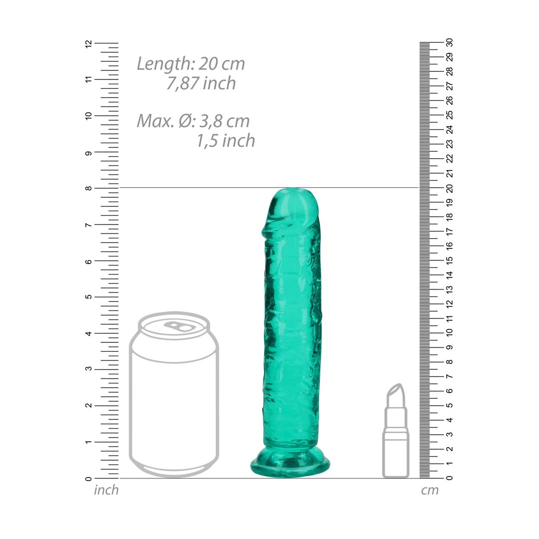 Straight Realistic Dildo with Suction Cup - 7'' / 18 6