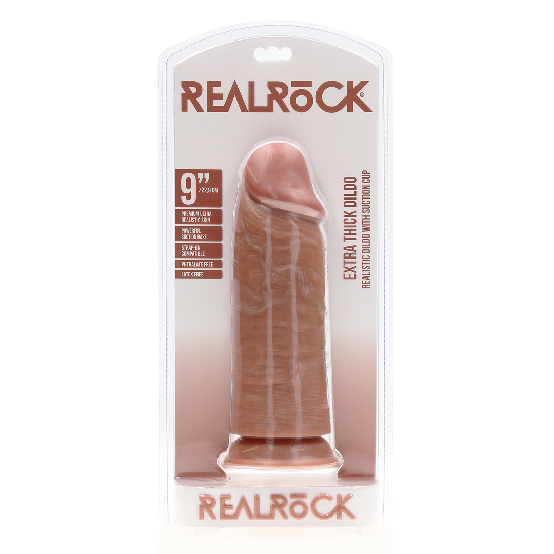 Extra Thick Straight without Balls 9 / 23 cm - Tan 2