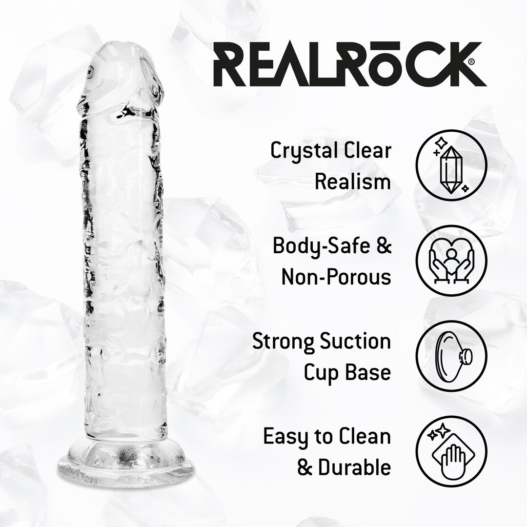 Realistic Dildo - 5 / 12,7 cm - Transparent 6