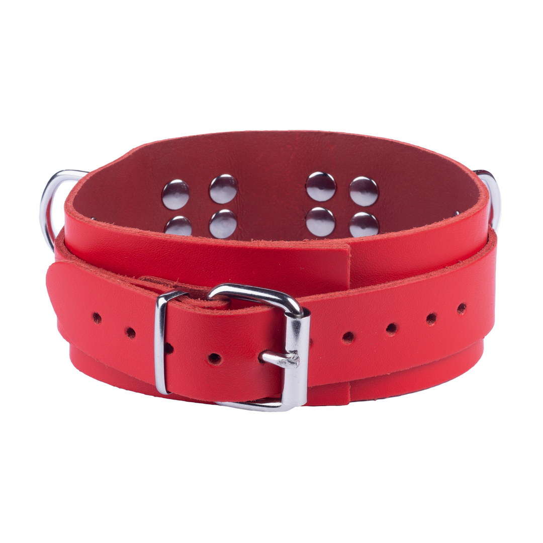 Ultra Leather Necklace - Red 2
