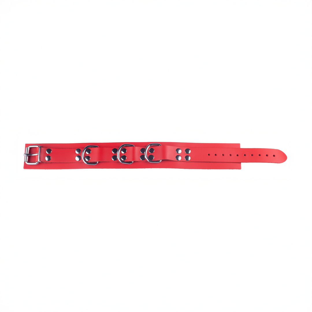 Ultra Leather Necklace - Red 3