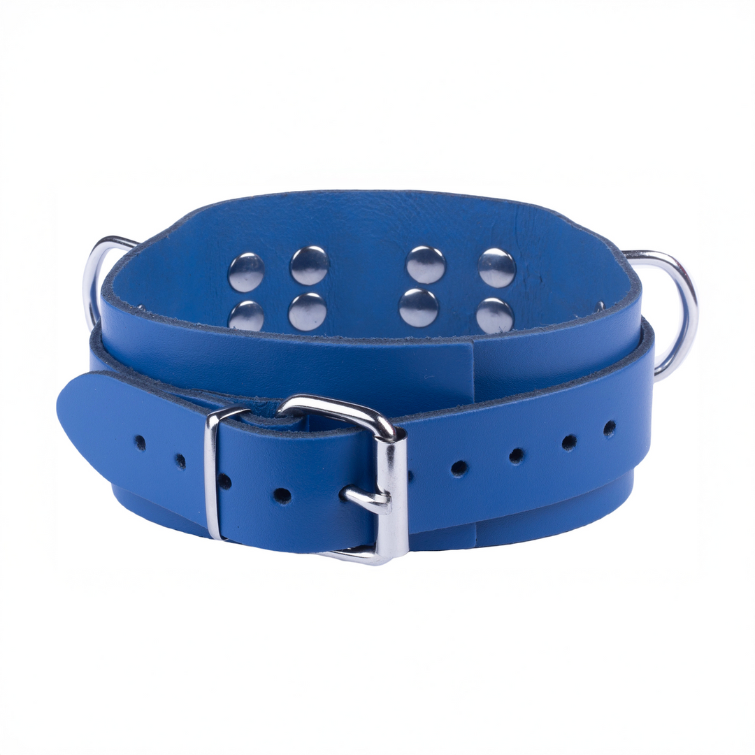 Ultra Leather Necklace - Blue 2