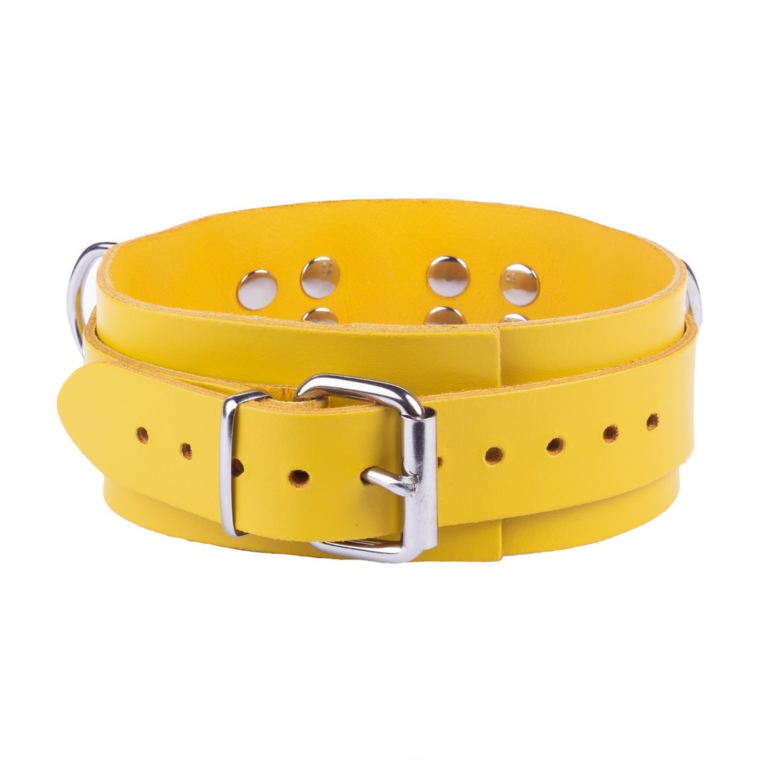 Ultra Leather Necklace - Yellow 2