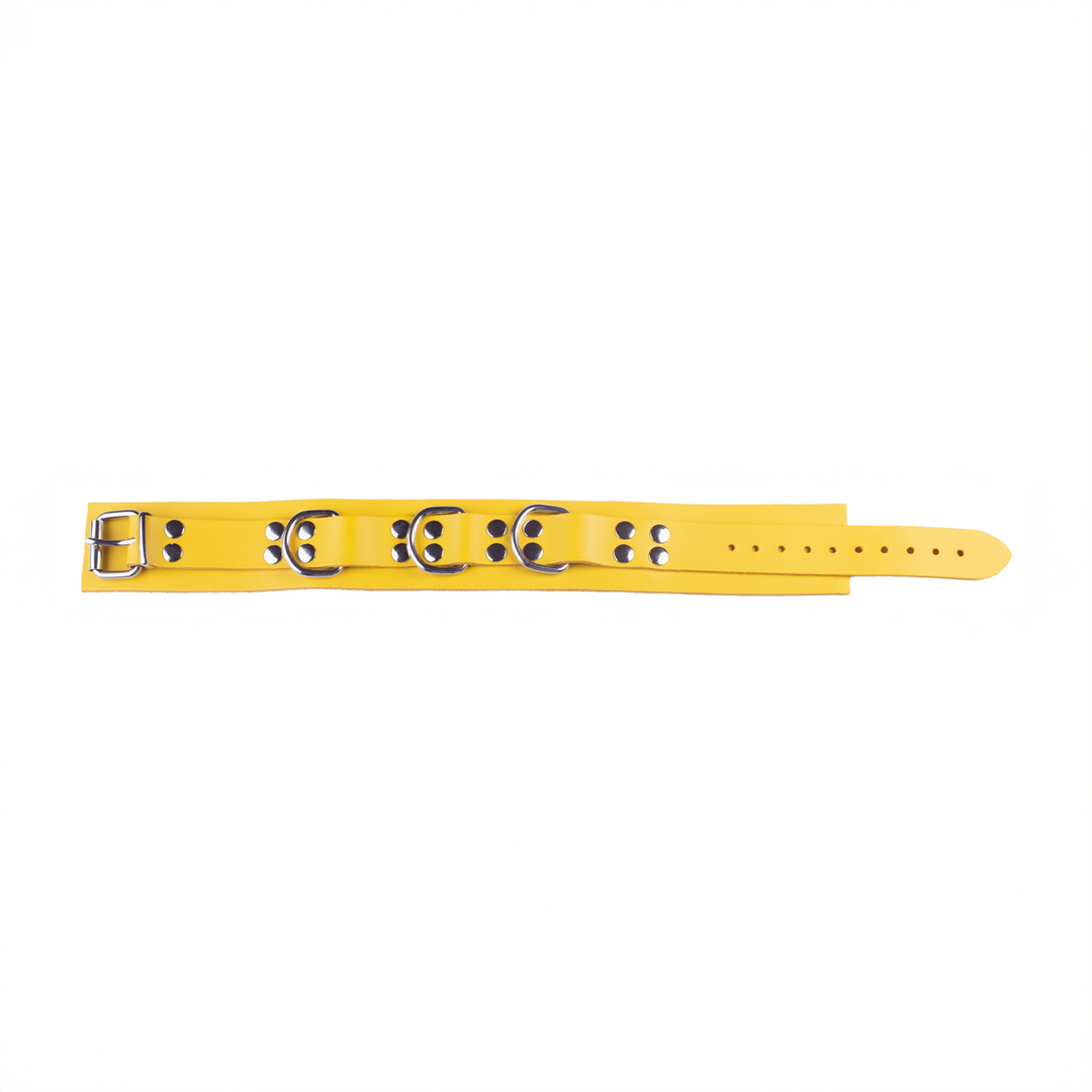 Ultra Leather Necklace - Yellow 3
