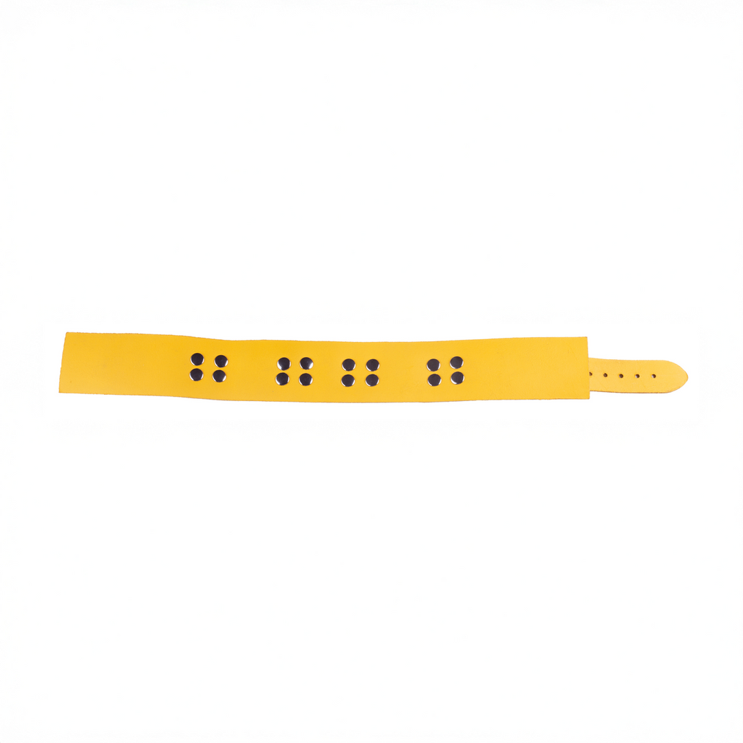 Ultra Leather Necklace - Yellow 4