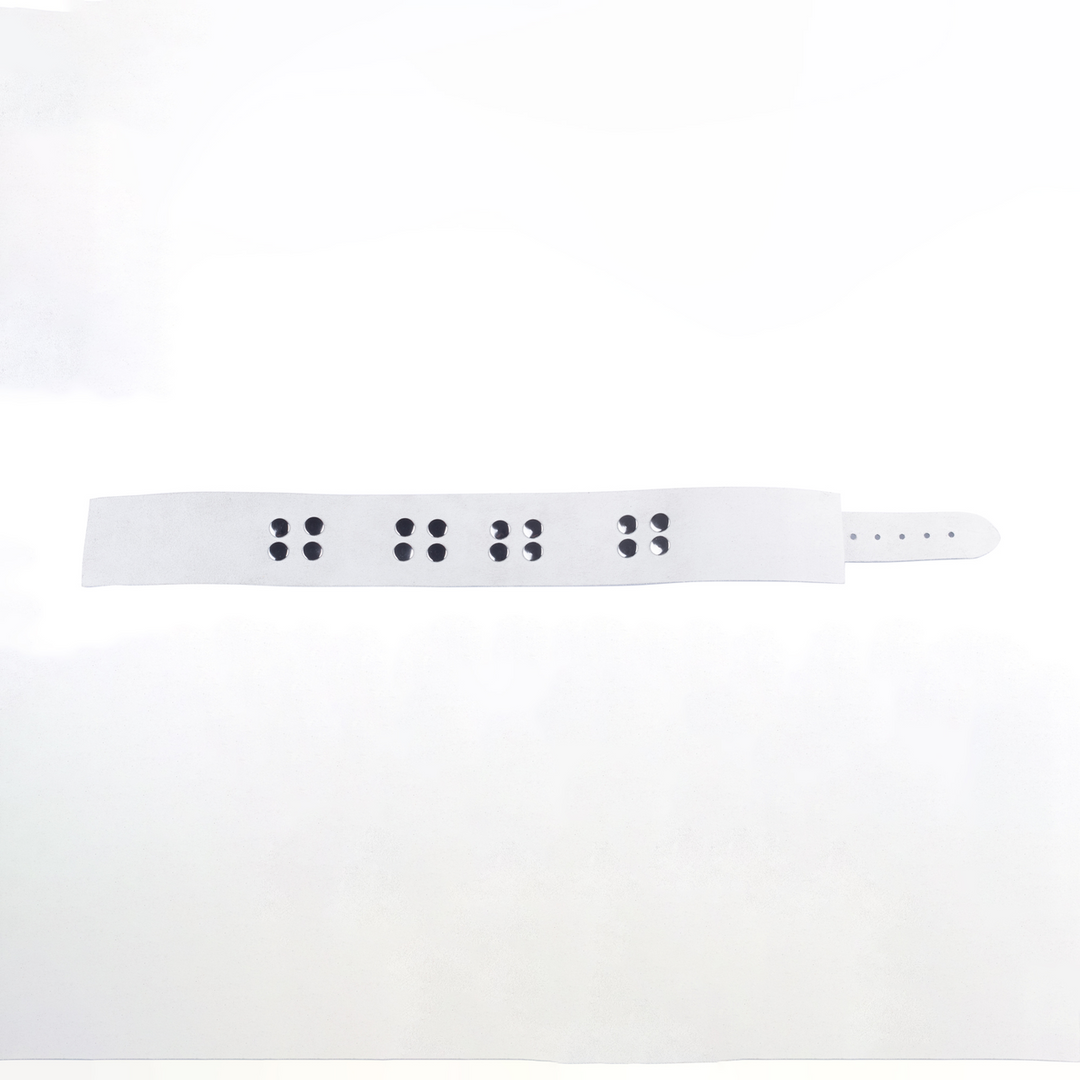 Ultra Leather Necklace - White 4
