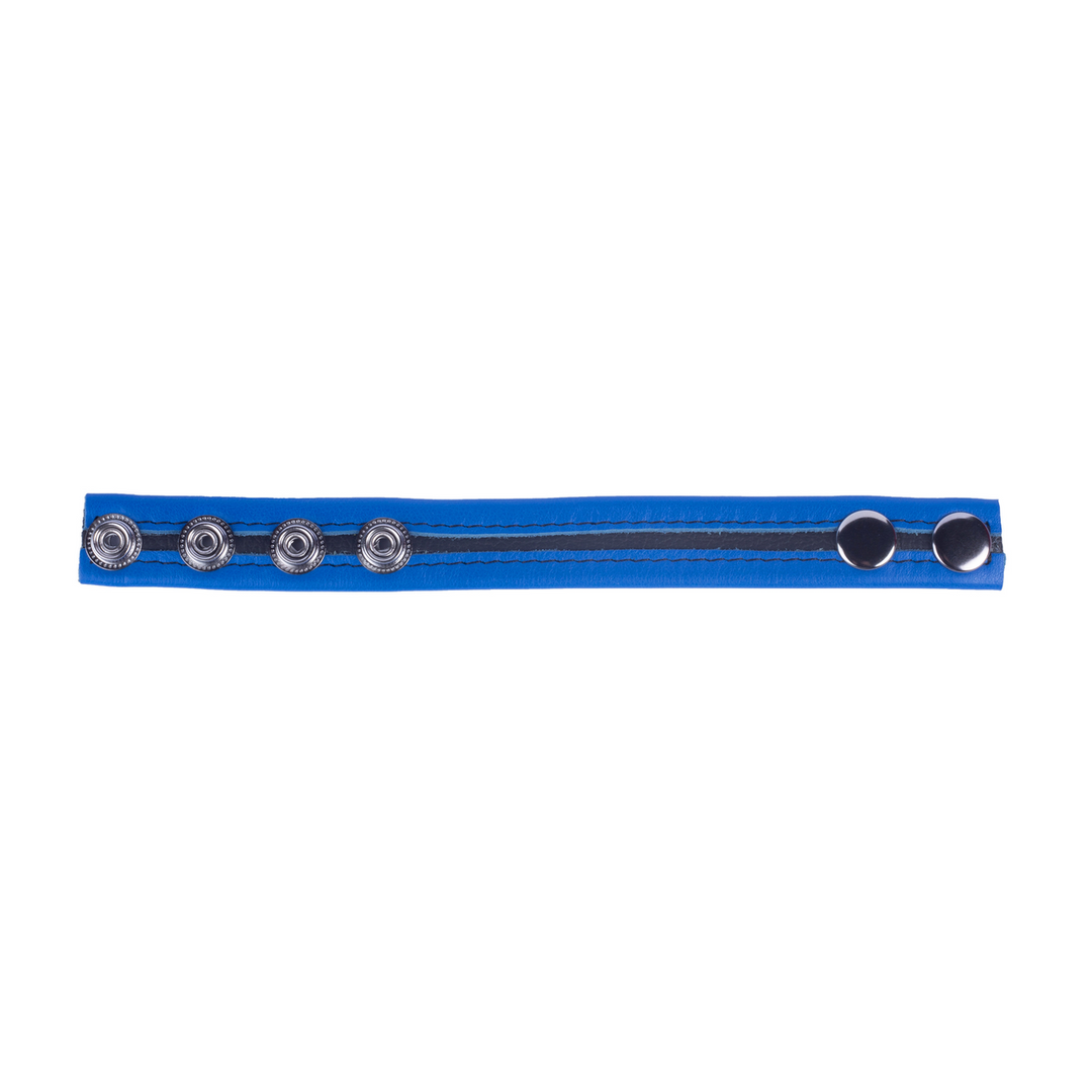 Tippy - Leather Cockring - Blue 3