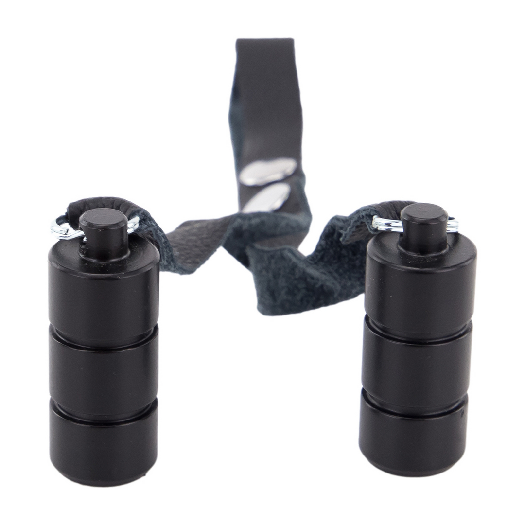 Leather Ballstretcher Weights 2 x 100 gr - Black 2