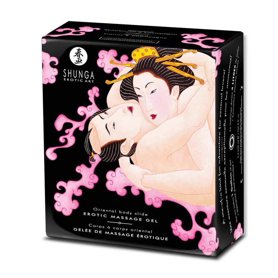Body to Body Massage - Strawberry Sparkling Wine - 2 Pieces of 7.6 fl / 225 ml 2