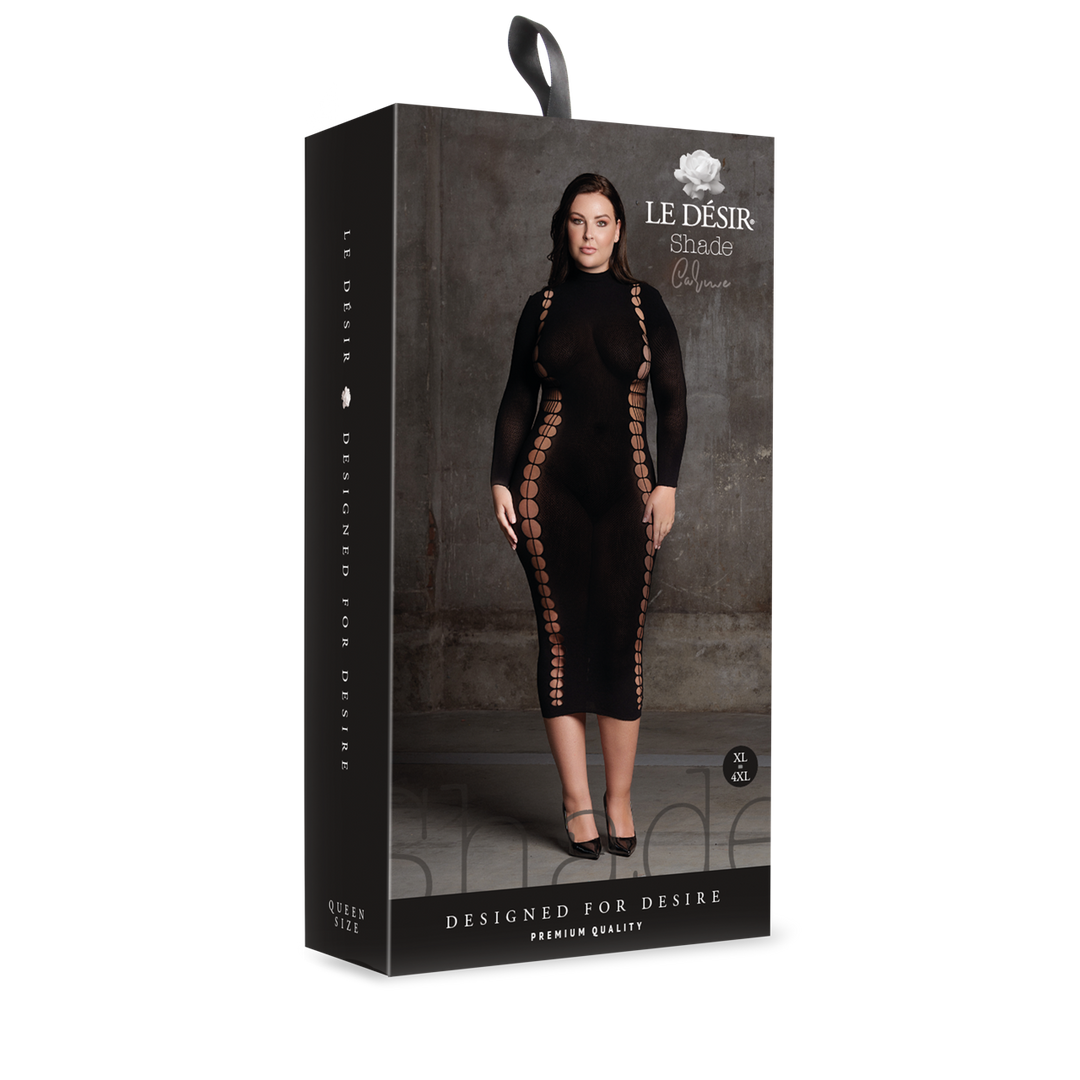 Carme XI - Dress with Turtleneck - Queen Size - Black 2